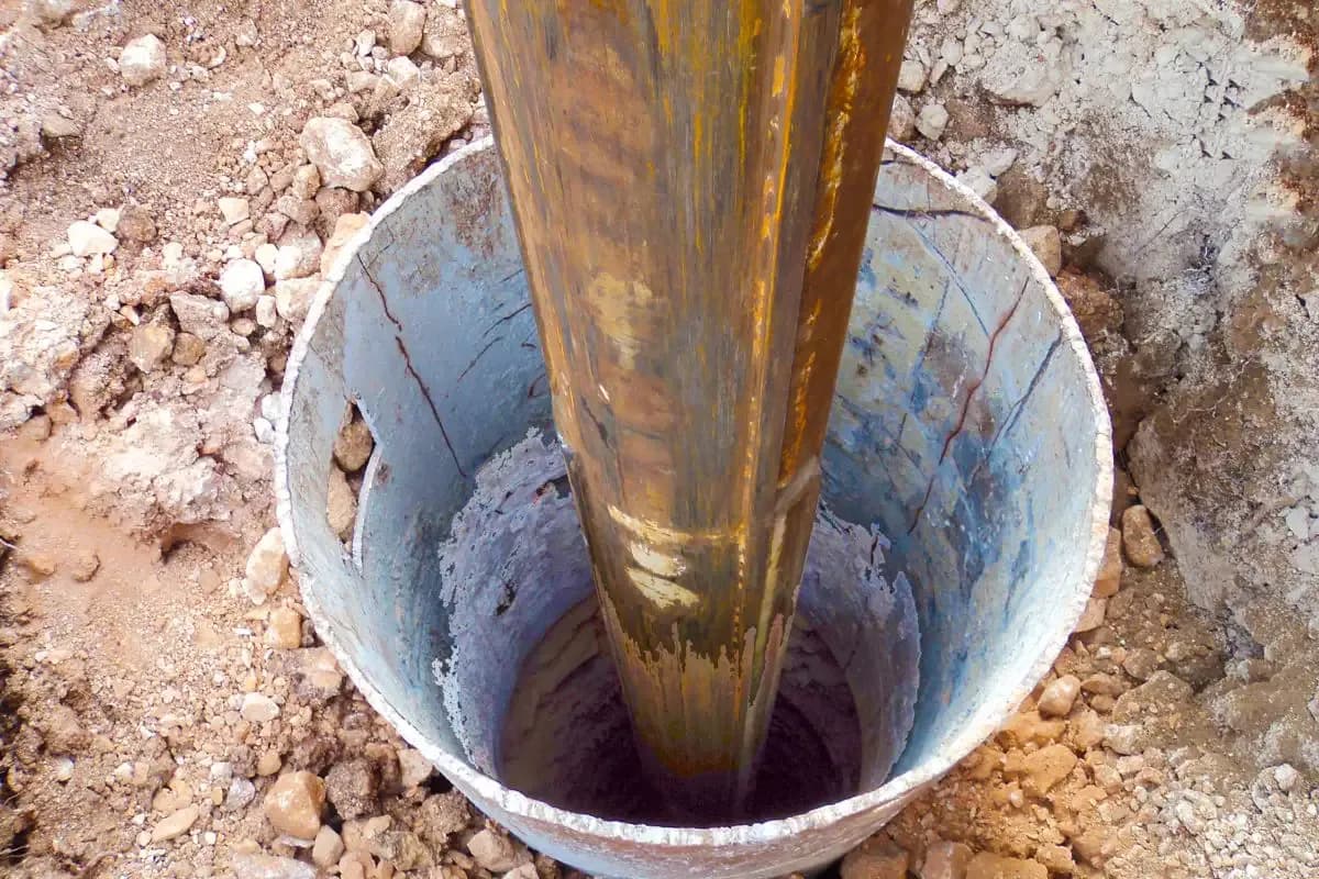 Water well and geothermal borehole