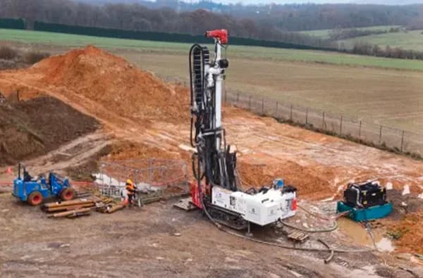 Geothermal drilling in Jodoigne